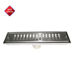 Hố ga thoát sàn inox dài kích thước 40x10cm CH7