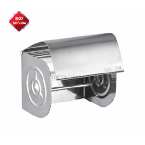 Hộp đựng giấy vệ sinh inox 304  loại nửa kín TBHG02