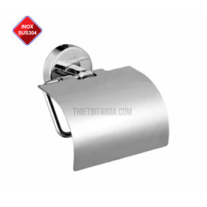 Hộp đựng giấy vệ sinh inox 304  loại nắp che TBHG05