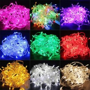 Đèn LED dây chớp nháy màu trắng vàng xanh lá, xanh dương, đỏ vàng 4M 30 bóng