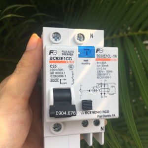 CB chống giật RCBO Fuji Electric Nhật Bản 1P+N 25A BC32E1CL-1N