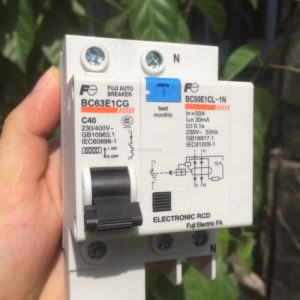 CB chống giật RCBO Fuji Electric Nhật Bản 1P+N 40A BC50E1CL-1N