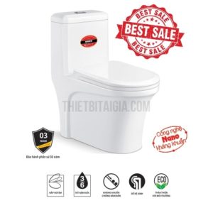 Bồn cầu 1 khối ARINO AR-2212 bảo hành 3 năm