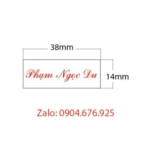 Khắc dấu tên Thủ Đức