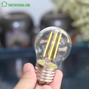 Bóng đèn LED trang trí Edison G45 4W tròn đui E27