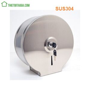 Hộp đựng giấy vệ sinh công nghiệp cuộn lớn inox 304