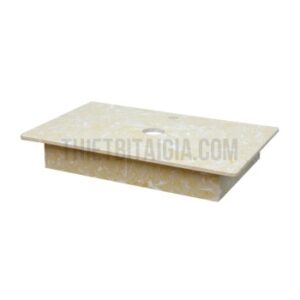 Bàn đá lavabo màu vàng đá Marble KT70x44x13cm BD-014V