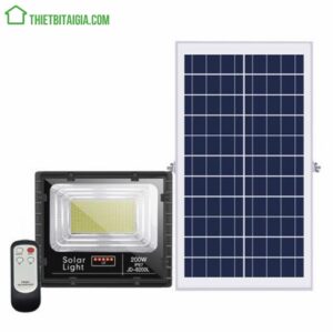 Đèn năng lượng mặt trời Jindian 200W JD-8200 tấm pin rời
