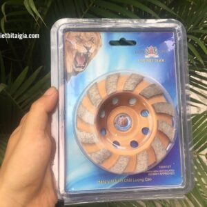 Đĩa mài sàn bê tông Lionking 100 màu vàng