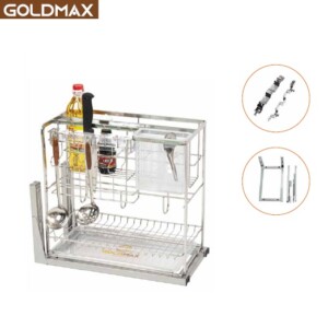 Kệ đựng gia vị đũa muỗng inox 304 GOLDMAX 200-250-300-350-400