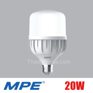 Đèn Led Bulb trụ tròn 20W MPE