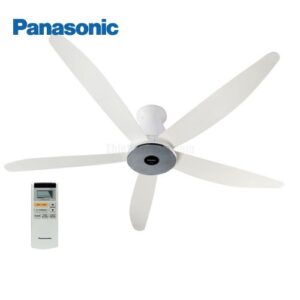 Quạt trần Panasonic 5 cánh màu trắng F-60XDN-W động cơ DC 37W ti dài 29cm