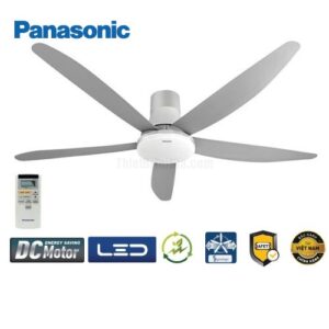 Quạt trần Panasonic 5 cánh có đèn LED F-60UFN động cơ DC 37W