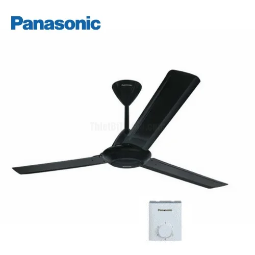 Quạt trần Panasonic 3 cánh màu đen F-60MZ2-KMS 66W