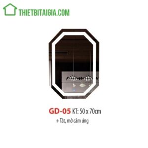 Gương đèn LED treo tường hình lục giác GD-05