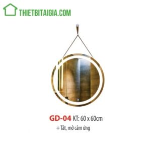 Gương đèn LED treo tường hình tròn GD-04