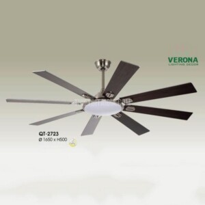 Quạt trần có đèn 8 cánh Verona QT-2723