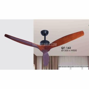 Quạt trần trang trí không đèn cánh gỗ Verona QT-142