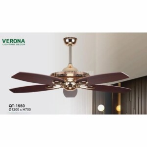 Quạt trần trang trí không đèn Verona QT-1550