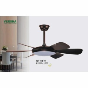 Quạt trần trang trí có đèn Verona QT-19610