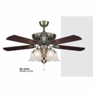 Quạt trần trang trí có đèn Verona 4 cánh QT-2225