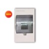 Tủ điện âm tường 2-4 đường modules Nanoco NDP104P nhựa