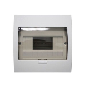 Tủ điện âm tường 4-8 đường modules Nanoco NDP108P Nhựa