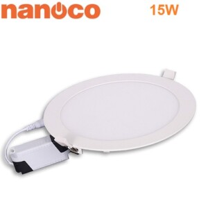 Đèn LED âm trần tròn Nanoco 15W lỗ khoét 190mm NSD1561