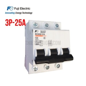 CB tép 3 Pha MCB 3P 25A Fuji Electric BC63E1CG-3P