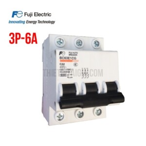 CB tép 3 Pha MCB 3P 6A Fuji Electric BC63E1CG-3P