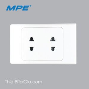 Mặt 2 ổ cắm MPE A20US2N