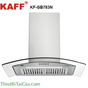 Máy hút mùi KAFF KF-GB783N kính cong màu trắng inox 70cm