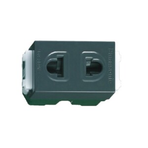 Hạt ổ cắm đơn màu đen Panasonic WEV1081H