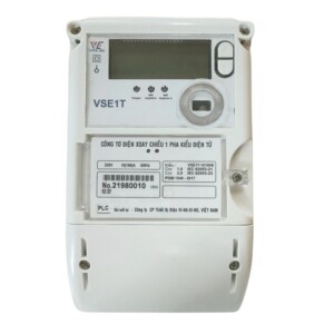 Công tơ điện tử 1 pha 4 biểu giá trực tiếp hai chiều loại 10(100)A VSE1T-10100B
