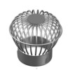 Cầu chặn rác sân thượng inox 304 cho ống phi 60-90-110mm