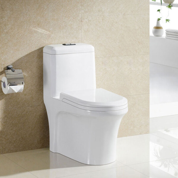 Bồn cầu 1 khối men Aqua Ceramic BC2212