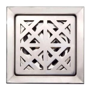 Phễu thoát sàn vuông giá rẻ inox 201 KT 20x20cm CH2