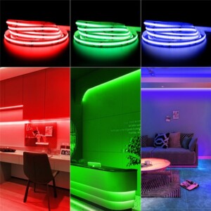 Led dây dán nội thất 12V – 24V Màu Xanh dương, xanh lá, đỏ, hồng, tím