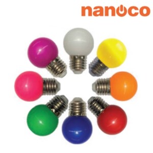 Bóng đèn trái chanh 1.5W trang trí Noel Nanoco NLB02
