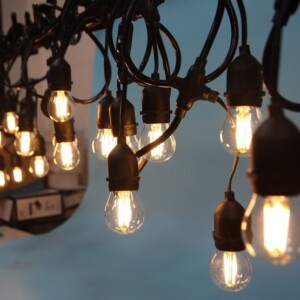 Dây đèn 10 mét 20 bóng dây tóc Edison trang trí ngoài trời chống nước