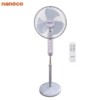 Quạt đứng Nanoco màu xám có remote cao 140cm 47W NSF1602G-RC