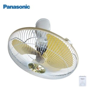 Quạt đảo trần Panasonic dùng hộp số màu vàng ánh kim 45W F-409QGO