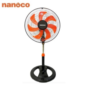 Quạt đứng Nanoco 7 cánh màu cam đen cao 116cm 47W NSF1607