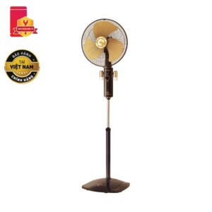 Quạt đứng Panasonic màu vàng kim có đèn cao 157cm F-407WGO