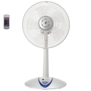 Quạt lửng đứng có remote cao 85cm 37W màu bạc F-307KHS