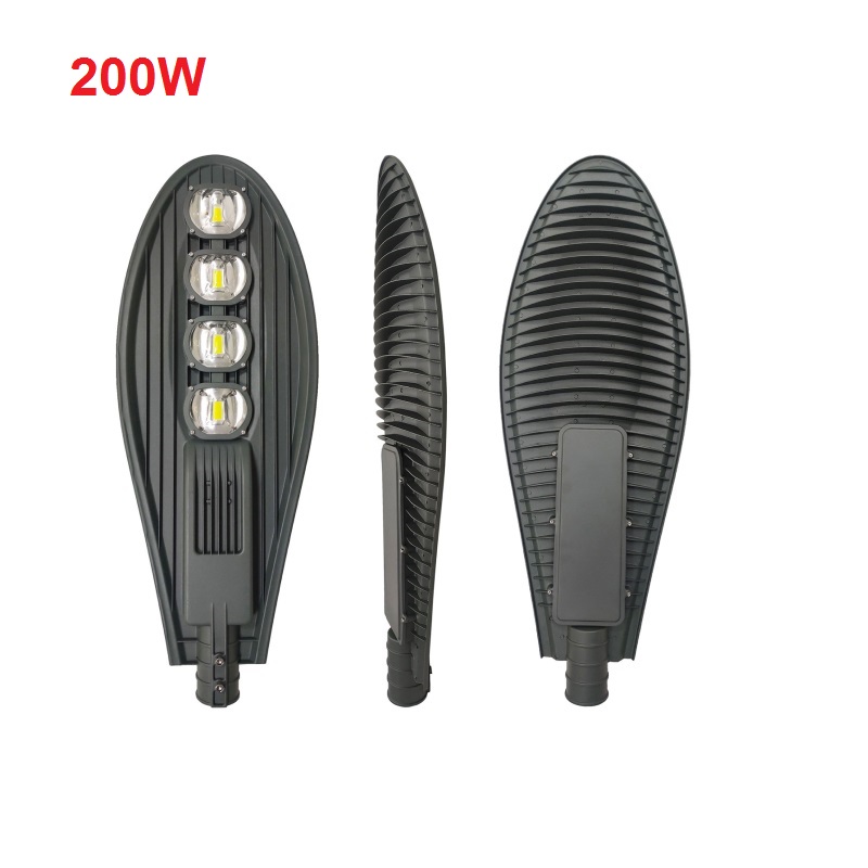 Đèn đường pha led hình chiếc lá 200W 4 mắt led KM chống nước