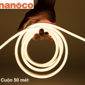 Đèn led dây Neon ngoài trời loại dày 120 chip LED cuộn 50 mét nanoco NSTN1202