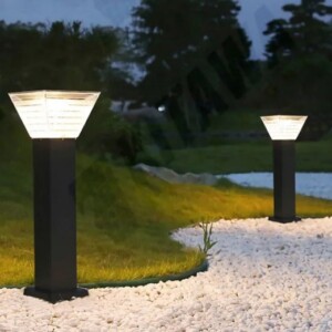Đèn trụ trang trí lối đi sân vườn năng lượng mặt trời cao 59cm