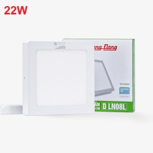Đèn Led ốp trần nổi vuông Rạng Đông 22W LN08 KT 220x220