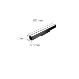 Đèn led ray âm nam châm mặt trắng 12W dài 30cm